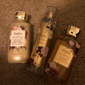 Brand New, BBW Dahlia scent trio